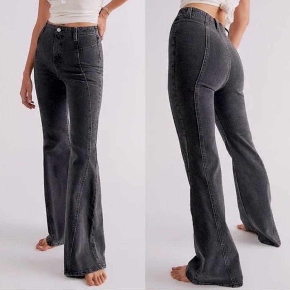 Free People Florence high waisted, flare jeans